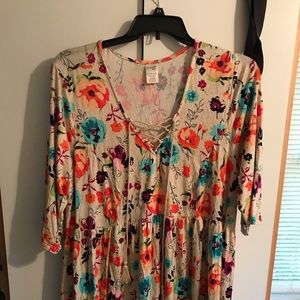 Terra & Sky blouse size 2xl (20-22)